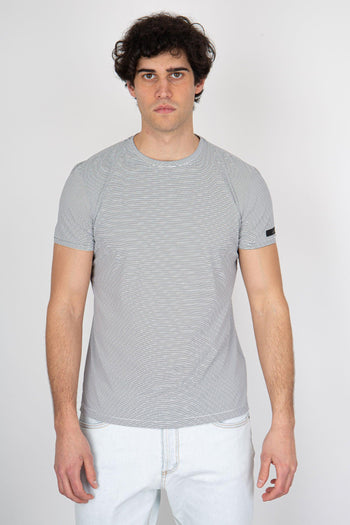 T-shirt Shirty Stripe Blu Scuro Uomo - 3