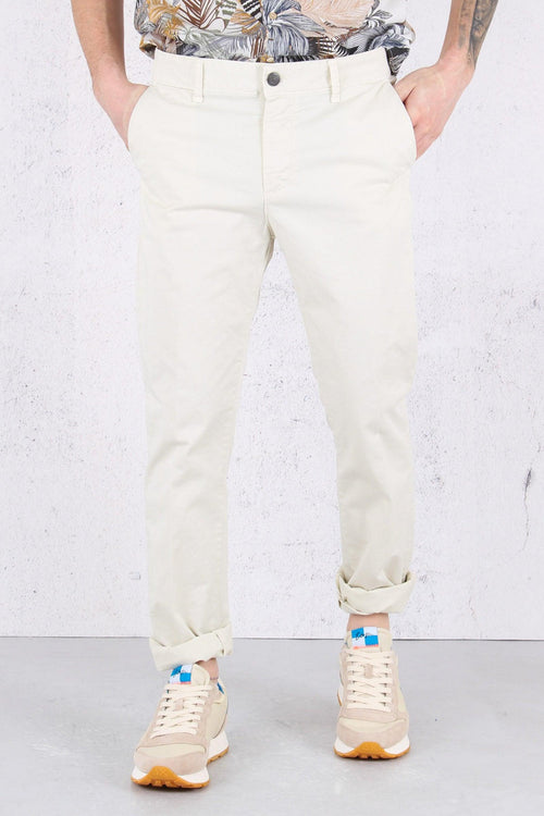 Pantalone Chino Slim Latte - 1