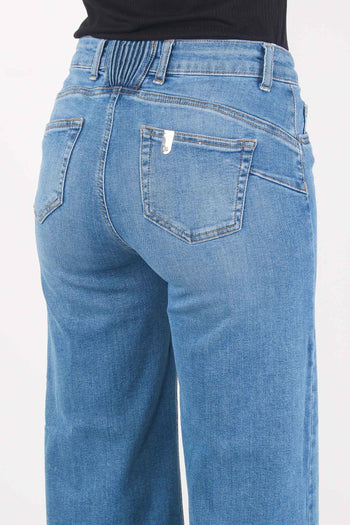 Jeans Parfait Cropped Denim Chiaro - 8