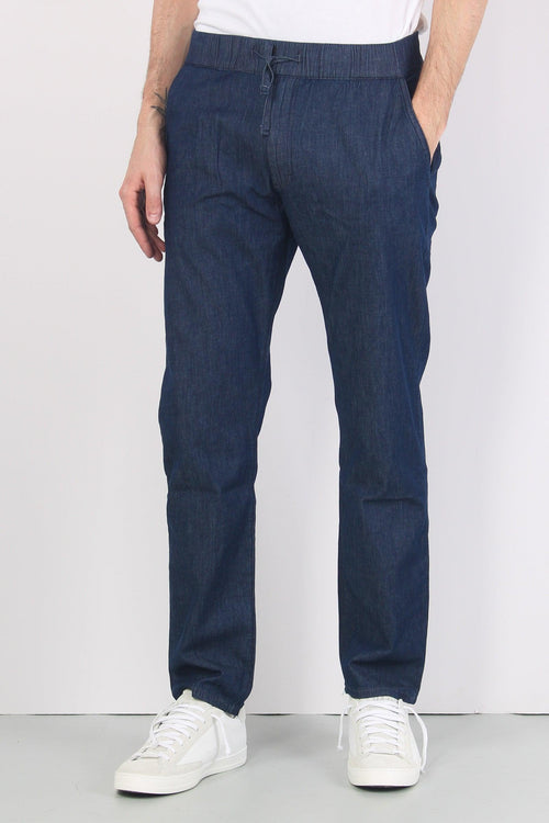 Denim Coulisse Relaxed Denim Scuro - 2