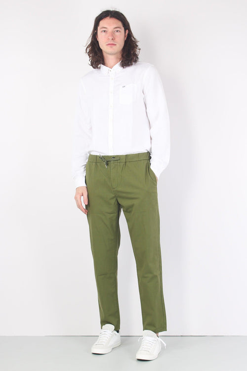 Pantalone Coulisse Verde - 1