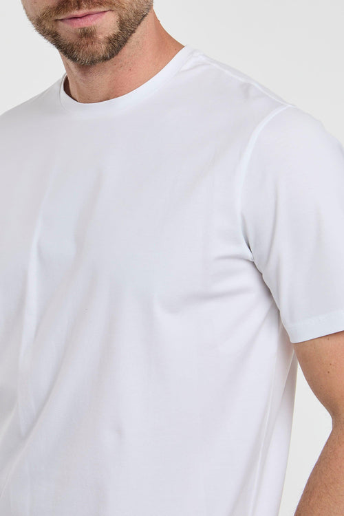 T-Shirt in 92% CO 8% EA Bianco - 2