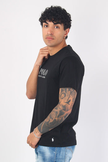 T-shirt Underwear Scritta Black - 5