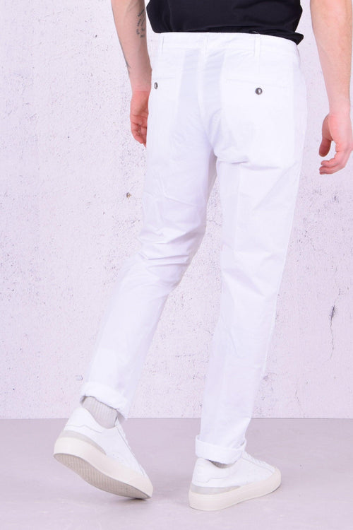 Pantalone Chino Slim Bianco - 2