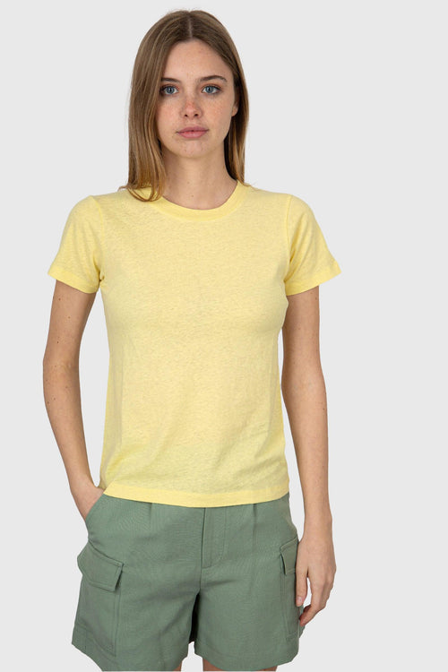T-Shirt Gamipy Cotone Giallo - 1