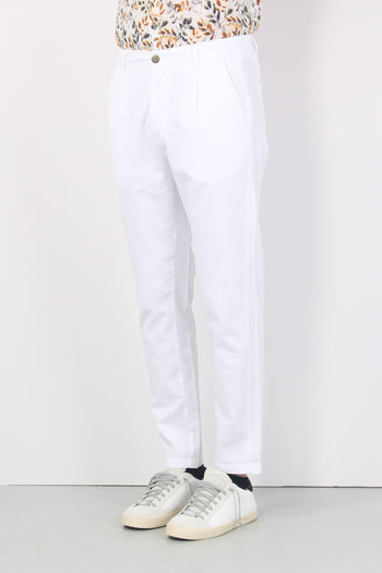 Pantalone Chino Pence Bianco - 7