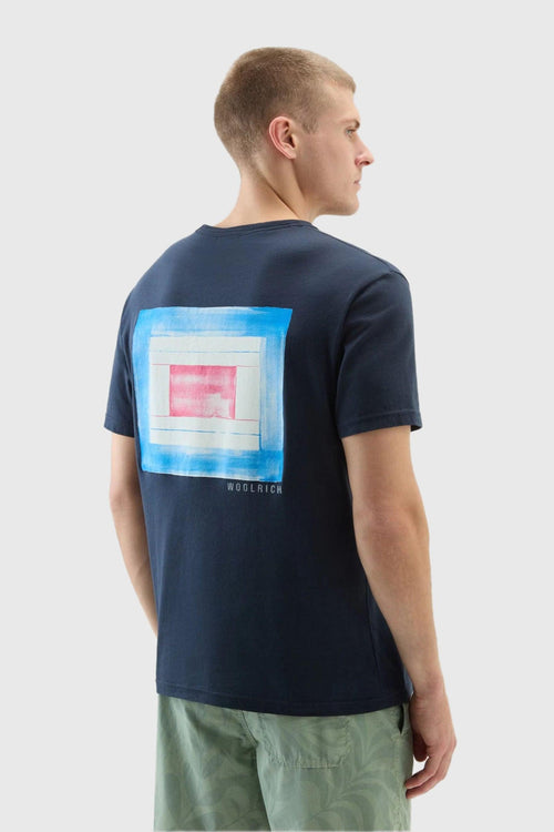T-shirt Flag Blu Uomo - 2