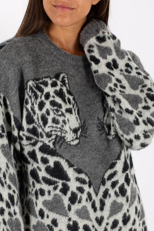 Pull Leopard Donna - 1