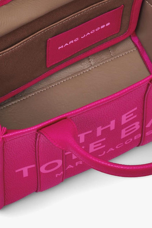 Borsa Fuxia Donna Tote leather bag - 2