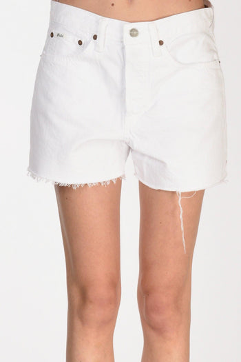 Shorts 5 Pocket Bianco Donna - 4