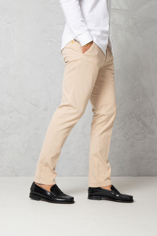 Pantalone slim in cotone stretch - 2