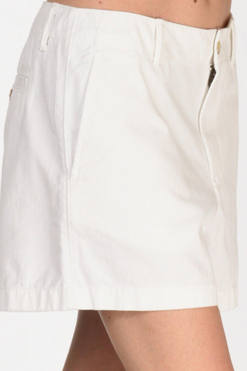 Shorts Chino Bianco Donna - 4