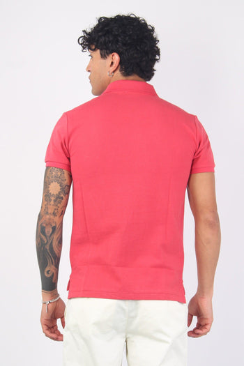 Polo Slim Fit Piquet Nantucket Red - 3