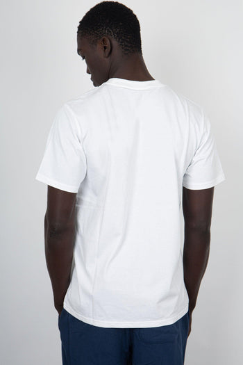 WIP T-Shirt Short Sleeve Script Cotone Bianco - 4