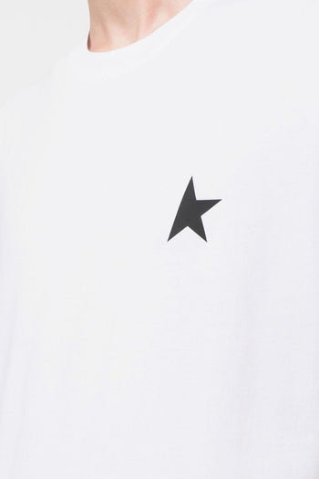 T-shirt Bianco Uomo Stampa Stella - 3