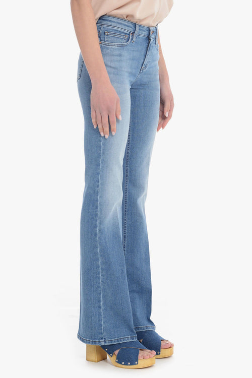 Jeans Blu Donna Leggermente Svasato - 2