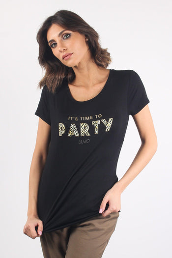 T-shirt Basica Mc Nero/party - 4