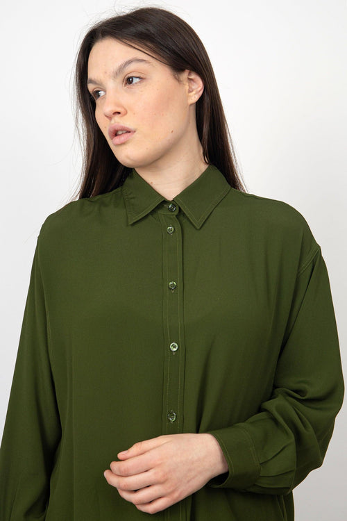 Camicia Verdiana Seta Verde