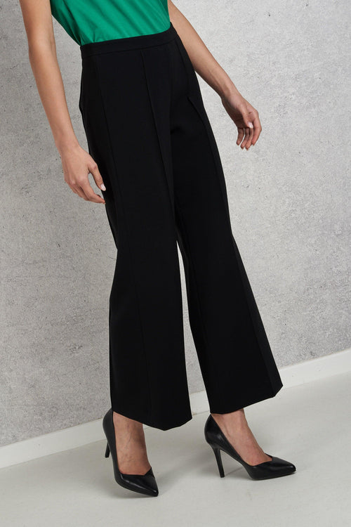 Pantalone Con Zip Nero Donna - 2