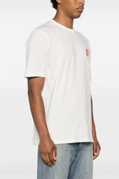 T-shirt Bianco Uomo con logo