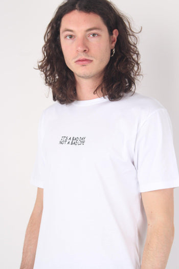 T-shirt Stampa Smile Bianco - 8