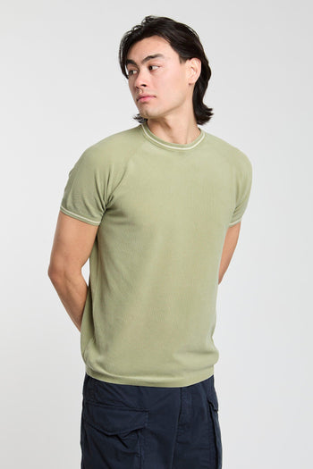T-shirt in maglia di cotone - 7