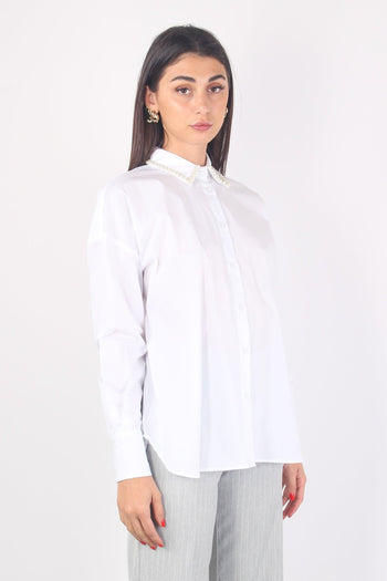 Camicia Perle Colletto Bianco - 5