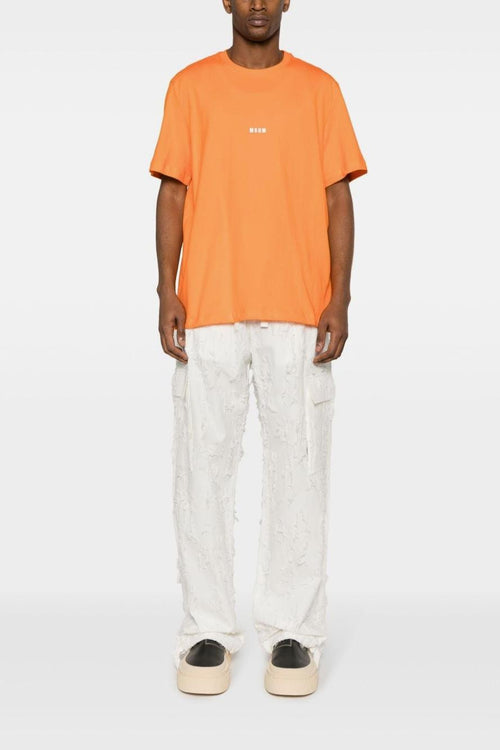 T-Shirt Arancione con logo classico - 2