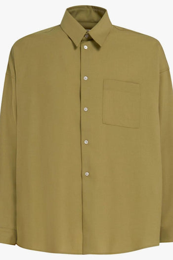 Camicia Verde Uomo Tasca Petto - 5