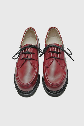 Scarpa Derby Beaubourg Lisse Rouge Rosso Donna - 4
