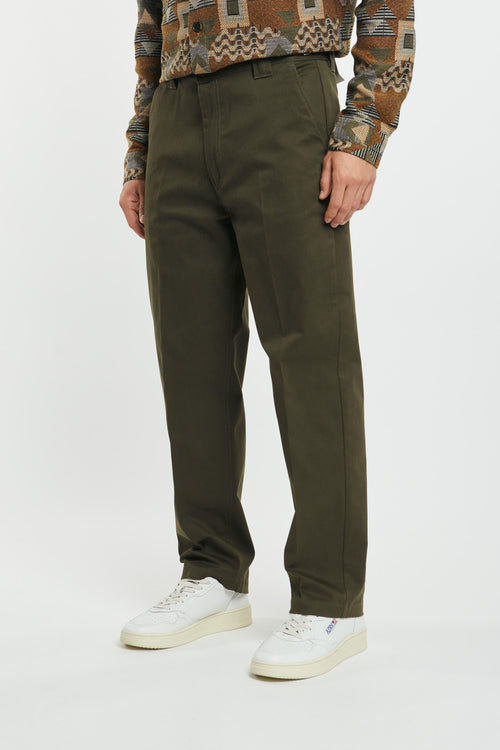 Pantalone verde con fibbia in vita 233188-550 - 2