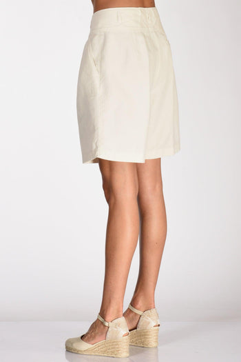 Shorts Bianco Naturale Donna - 6