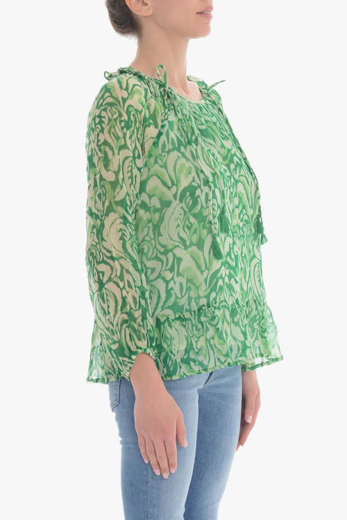 Camicia Verde Donna Stampata - 2