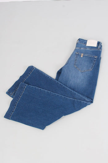 Jeans Authentic Cropped Denim Scuro - 4