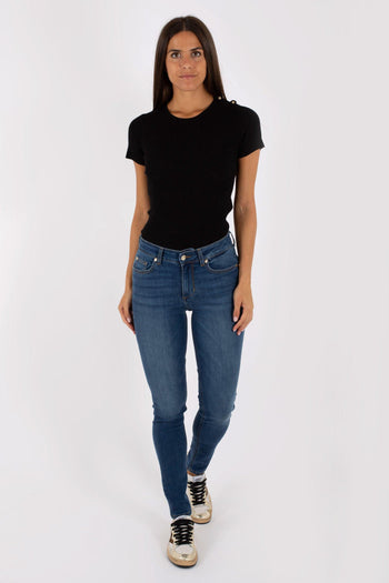 Jeans Skinny Bottom Up Donna - 3