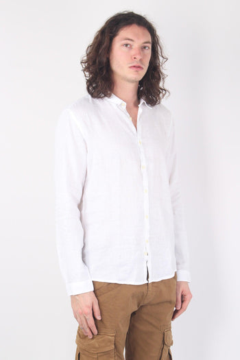 Camicia Lino Colletto Bianco - 5
