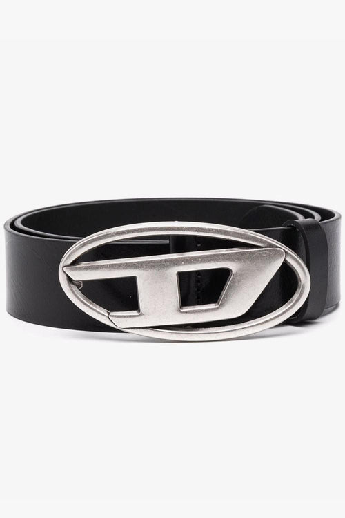Cintura Nero Uomo 1DR con fibbia logo