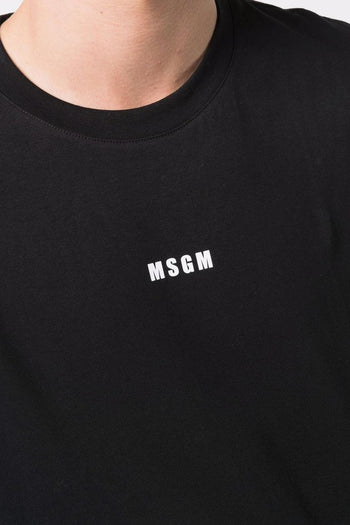 T-Shirt Cotone Nero con logo classico - 4