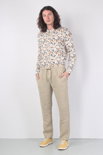 Pantalone Coulisse Relaxed Sabbia - 4