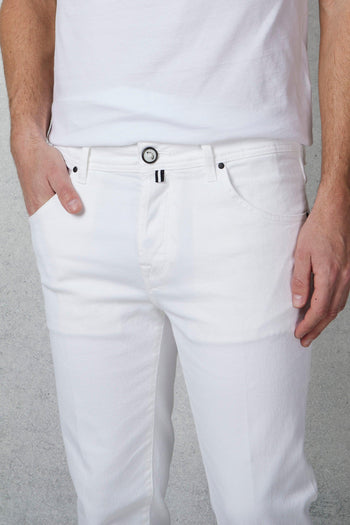 X Histores Jeans Pkt Slim Crop/carrot Scot Bianco Uomo - 6