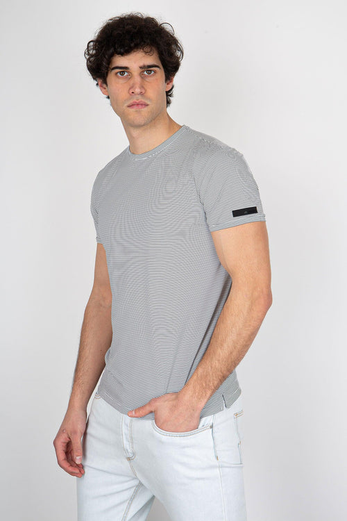 T-shirt Shirty Stripe Blu Scuro Uomo