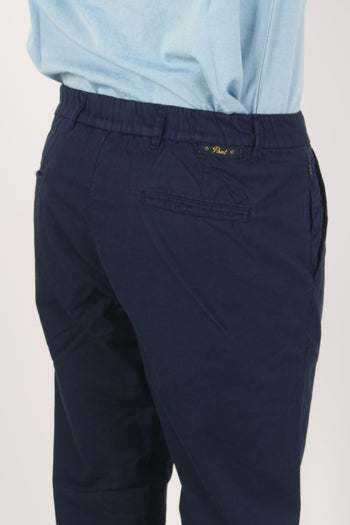 Pantalone Chino Pence Blu - 7