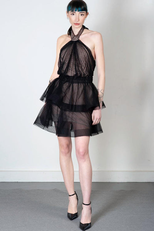 Abito a balze in tulle - 1