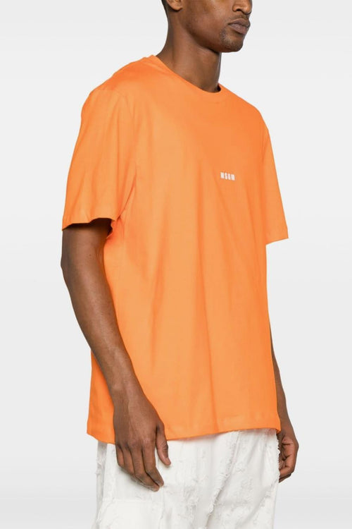 T-Shirt Arancione con logo classico