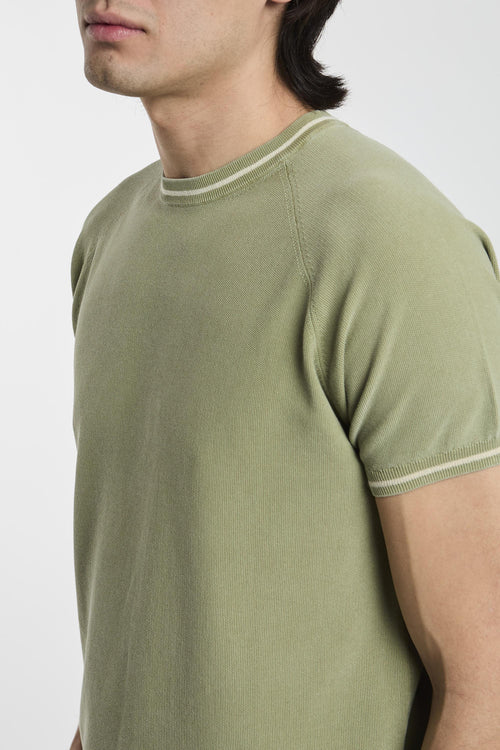 T-shirt in maglia di cotone - 2