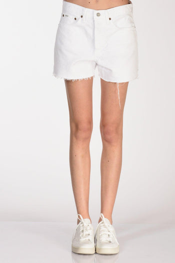 Shorts 5 Pocket Bianco Donna - 3