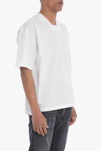 T-shirt Bianco Uomo oversize - 3