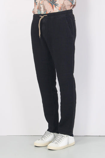 Pantalone Coulisse Relaxed Nero - 6