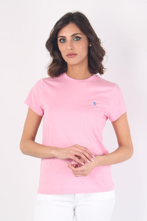 T-shirt Jersey Logo Pink - 1