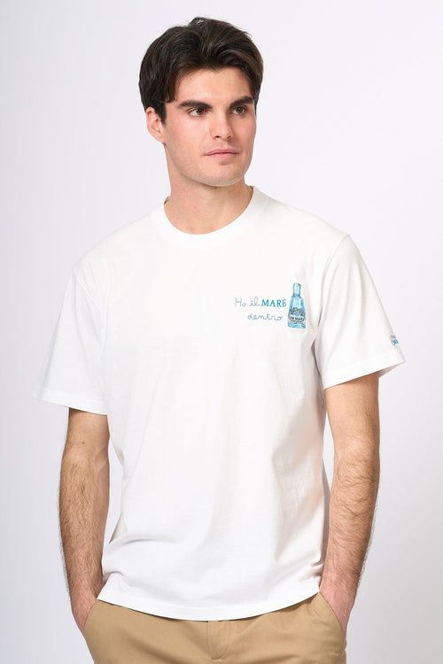 Saint Barth T-shirt Mare Dentro Bianco Uomo - 2